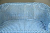 Blue Wicker Sofa (10 of 10) Blue Wicker Sofa (10 of 10)