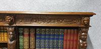 Outstanding Carved Oak Open Library Bookcase (7 of 16) Outstanding Carved Oak Open Library Bookcase (7 of 16)