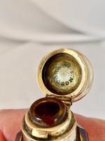 Rare Gold Mounted Sampson Mordan Amber Perfume Scent Bottle (7 of 10) Rare Gold Mounted Sampson Mordan Amber Perfume Scent Bottle (7 of 10)