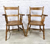Set of Oxford Barback Windsor Chairs with 2 Carvers (6 of 7) Set of Oxford Barback Windsor Chairs with 2 Carvers (6 of 7)