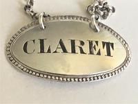 Handsome Victorian Silver Claret Label (5 of 5) Handsome Victorian Silver Claret Label (5 of 5)