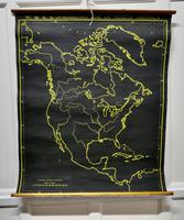 University Chart “Black Map of North America (2 of 5) University Chart “Black Map of North America (2 of 5)