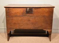 17th Century Oak Six Plank Coffer