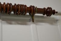 Very Long Victorian Mahogany Curtain Pole with Rings (7 of 8) Very Long Victorian Mahogany Curtain Pole with Rings (7 of 8)
