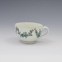 First Period Worcester Porcelain Fluted Cup & Saucer c.1770 (5 of 10) First Period Worcester Porcelain Fluted Cup & Saucer c.1770 (5 of 10)