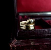 Victorian 18ct Gold Snake Ring, Diamond (10 of 14) Victorian 18ct Gold Snake Ring, Diamond (10 of 14)