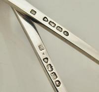 Lovely Pair of Victorian Silver Small Ladles H.J. Lias & Sons, London 1872 (5 of 6) Lovely Pair of Victorian Silver Small Ladles H.J. Lias & Sons, London 1872 (5 of 6)