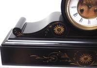 Amazing French Slate Mantel Clock Visible Escapement 8 Day Striking Mantle Clock (2 of 14) Amazing French Slate Mantel Clock Visible Escapement 8 Day Striking Mantle Clock (2 of 14)