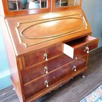 Victorian Mahogany Glazed Bookcase / Bureau with pigeon holes (11 of 14) Victorian Mahogany Glazed Bookcase / Bureau with pigeon holes (11 of 14)