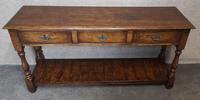 Reproduction Oak Dresser Base / Oak Side Table (4 of 10) Reproduction Oak Dresser Base / Oak Side Table (4 of 10)