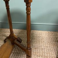 Unusual Pair of Edwardian Oak Drop Leaf Antique Sofa Tables (5 of 7) Unusual Pair of Edwardian Oak Drop Leaf Antique Sofa Tables (5 of 7)