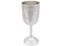 Sterling Silver Goblet by Charles Stuart Harris - Antique Victorian 1889 (2 of 9) Sterling Silver Goblet by Charles Stuart Harris - Antique Victorian 1889 (2 of 9)