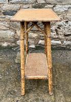 Antique Victorian Bamboo & Rattan Occasional Side Table (3 of 9) Antique Victorian Bamboo & Rattan Occasional Side Table (3 of 9)