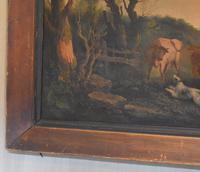 Fine Georgian Landscape Oil Painting with Cattle & Dog (7 of 8) Fine Georgian Landscape Oil Painting with Cattle & Dog (7 of 8)