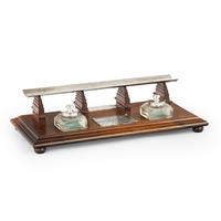 Fine Silver Mounted Presentation Penholder Commemorating the Laying Down of the Battleship HMS King George V Made from the Timbers of the Royal Yacht the Royal George 1911 (1 of 7)