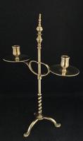 Arts & Crafts Brass Adjustable Two Branch Students Candelabra (3 of 5) Arts & Crafts Brass Adjustable Two Branch Students Candelabra (3 of 5)