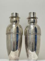 Pair of Decorative Art Deco Style Silver Snowmen Cocktail Shakers (2 of 42) Pair of Decorative Art Deco Style Silver Snowmen Cocktail Shakers (2 of 42)