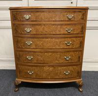 Burr Walnut Bow Front Chest (7 of 12) Burr Walnut Bow Front Chest (7 of 12)