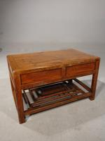 Neat Mid 19th Century Two Drawer Low Table (4 of 9) Neat Mid 19th Century Two Drawer Low Table (4 of 9)
