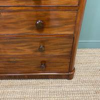 Tall Victorian Mahogany Antique Chest of Drawers (6 of 6) Tall Victorian Mahogany Antique Chest of Drawers (6 of 6)