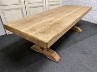Large French Bleached Oak Farmhouse Dining Table (3 of 19) Large French Bleached Oak Farmhouse Dining Table (3 of 19)