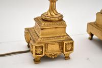Pair of Antique French Porcelain & Gilt Metal Table Lamps (9 of 12) Pair of Antique French Porcelain & Gilt Metal Table Lamps (9 of 12)