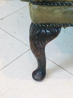 Stylish Pair of Large 18th Century Style Vintage Wing-back Armchairs (8 of 14) Stylish Pair of Large 18th Century Style Vintage Wing-back Armchairs (8 of 14)