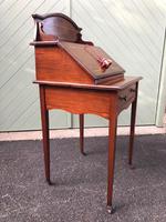 Edwardian Inlaid Mahogany Writing Desk (4 of 10) Edwardian Inlaid Mahogany Writing Desk (4 of 10)