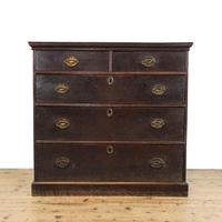 Antique 19th Century Oak Chest of Drawers