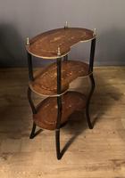 French Inlaid Three Tier Birds-eye Maple Etarge / Whatnot (4 of 11) French Inlaid Three Tier Birds-eye Maple Etarge / Whatnot (4 of 11)