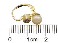 Pearl & Diamond, 14ct Yellow Gold Drop Earrings c.1930 (7 of 9) Pearl & Diamond, 14ct Yellow Gold Drop Earrings c.1930 (7 of 9)