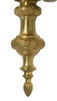 Set of 6 Gilt Metal Twin Branch Wall Lights (4 of 5) Set of 6 Gilt Metal Twin Branch Wall Lights (4 of 5)