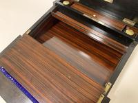 Antique Amboyna Mother of Pearl Inlaid Writing Slope Lap Box (8 of 19) Antique Amboyna Mother of Pearl Inlaid Writing Slope Lap Box (8 of 19)