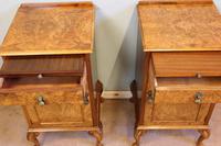 Quality Pair of Burr Walnut Bedside Cabinets (7 of 14) Quality Pair of Burr Walnut Bedside Cabinets (7 of 14)