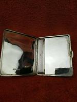Antique Sterling Silver Hallmarked Unusual Cigarette Case 1946 Bishton's Ltd (10 of 11) Antique Sterling Silver Hallmarked Unusual Cigarette Case 1946 Bishton's Ltd (10 of 11)