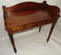 Georgian Mahogany Galleried Side Table (7 of 8) Georgian Mahogany Galleried Side Table (7 of 8)