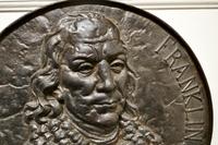 19th Century Cast Iron Bust Portrait Plaque of Benjamin Franklin (4 of 8) 19th Century Cast Iron Bust Portrait Plaque of Benjamin Franklin (4 of 8)