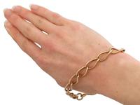 9ct Yellow Gold Bracelet - Antique c.1910 (7 of 9) 9ct Yellow Gold Bracelet - Antique c.1910 (7 of 9)