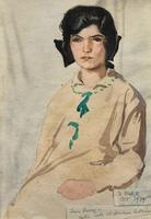 Original Antique Watercolour Portrait Painting of a Girl Guide c.1919 (2 of 9) Original Antique Watercolour Portrait Painting of a Girl Guide c.1919 (2 of 9)