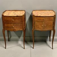Pair of French Marble Top Bedside Cabinets (4 of 6) Pair of French Marble Top Bedside Cabinets (4 of 6)