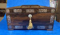 William IV Rosewood Tea Caddy With Mother of Pearl Inlay (2 of 15) William IV Rosewood Tea Caddy With Mother of Pearl Inlay (2 of 15)