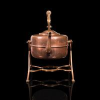 Antique Spirit Kettle, English, Copper, Brass, Teakettle, Stand, Victorian, 1900 (2 of 12) Antique Spirit Kettle, English, Copper, Brass, Teakettle, Stand, Victorian, 1900 (2 of 12)