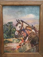 Stunning Oil Painting by Wojciech Kossak (4 of 4) Stunning Oil Painting by Wojciech Kossak (4 of 4)