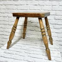 Antique 4-leg Country Stool (3 of 6) Antique 4-leg Country Stool (3 of 6)