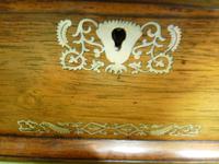 Large Inlaid Rosewood Jewellery / Table Box c.1835 (8 of 12) Large Inlaid Rosewood Jewellery / Table Box c.1835 (8 of 12)
