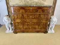 19th Century French Burr Walnut Commode with Marble Top (2 of 9) 19th Century French Burr Walnut Commode with Marble Top (2 of 9)