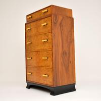 1930’s Art Deco Burr Elm & Walnut Chest of Drawers (6 of 11) 1930’s Art Deco Burr Elm & Walnut Chest of Drawers (6 of 11)