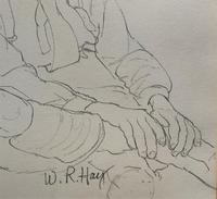 William Robert Hay - Original - Seated Student Portrait Pencil Drawing (7 of 12) William Robert Hay - Original - Seated Student Portrait Pencil Drawing (7 of 12)