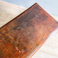 20th Century Long Oak Stool (5 of 5) 20th Century Long Oak Stool (5 of 5)