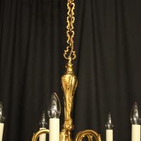 French Gilded Bronze 5 Light Antique Chandelier (5 of 6) French Gilded Bronze 5 Light Antique Chandelier (5 of 6)